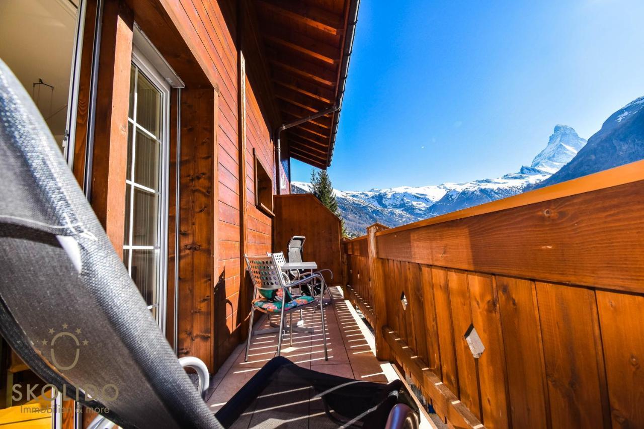 Wohnung In Zermatt Mit Postkarten Matterhornblick Εξωτερικό φωτογραφία