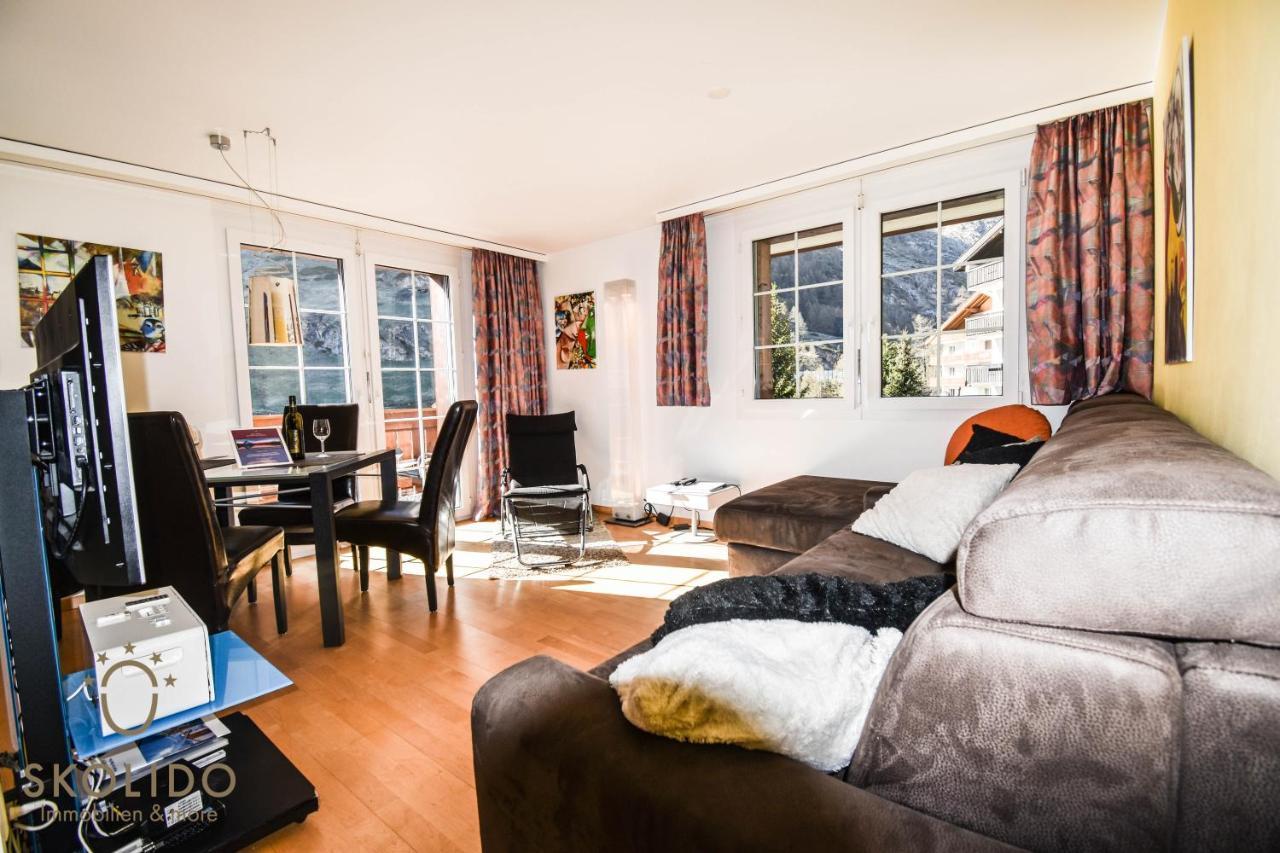 Wohnung In Zermatt Mit Postkarten Matterhornblick Εξωτερικό φωτογραφία
