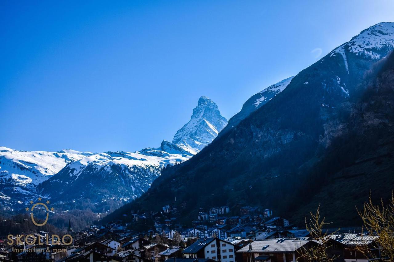 Wohnung In Zermatt Mit Postkarten Matterhornblick Εξωτερικό φωτογραφία